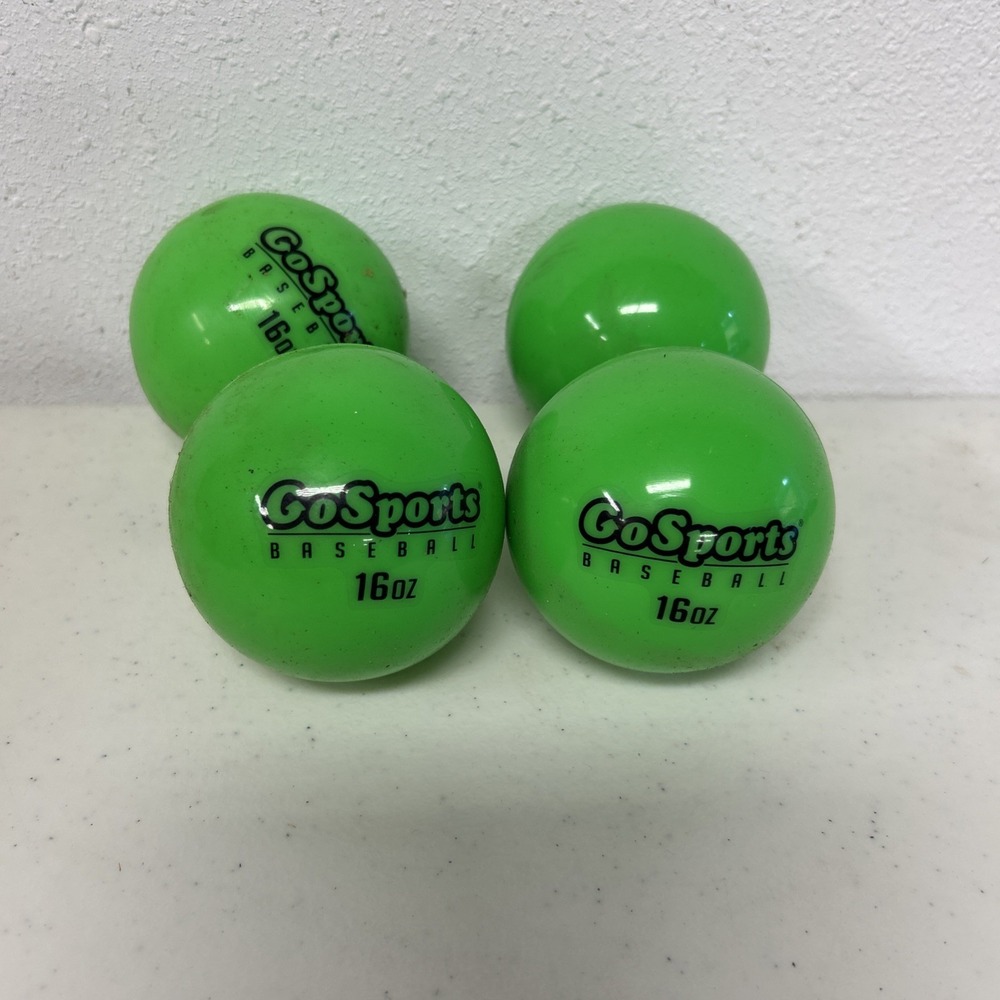 GoSports Weighted Training Balls 16oz balls 4 pack